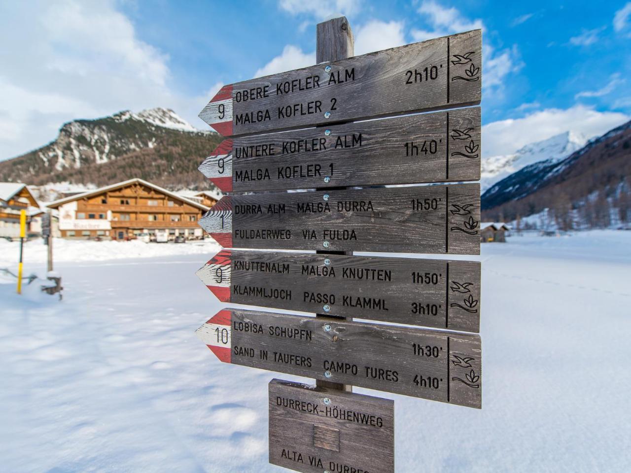 Hotel Bacher Riva di Tures Esterno foto